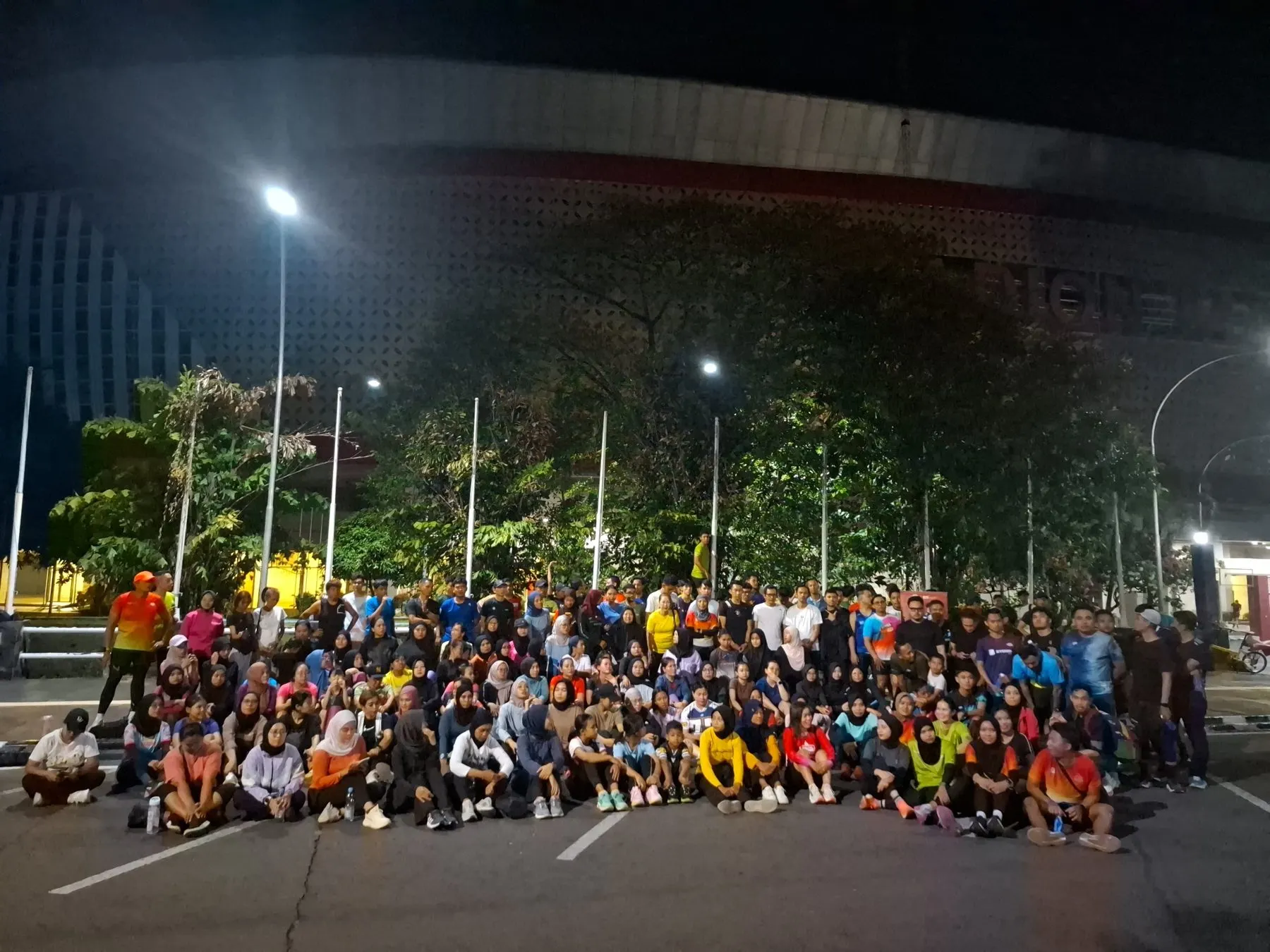 Anggota Sparko latihan bersama di Stadion Manahan Solo